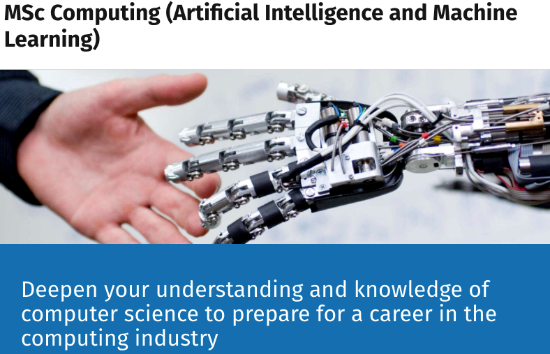 Master's in Machine Learning & Artificial Intelligence